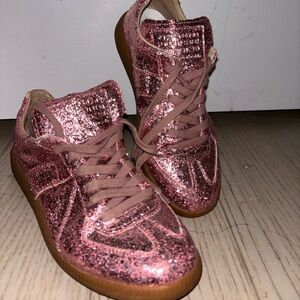 Maison Martin Margiela Pink Glitter Sneakers